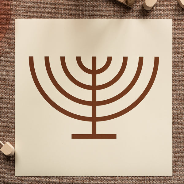 Menorah Placemat Camel